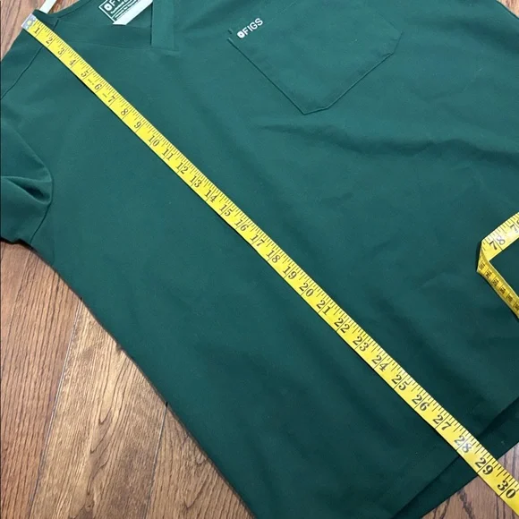 FIGS Technical Collection Dark Green Scrubs Set Tansen Jogger Style Size Medium - Picture 4 of 13